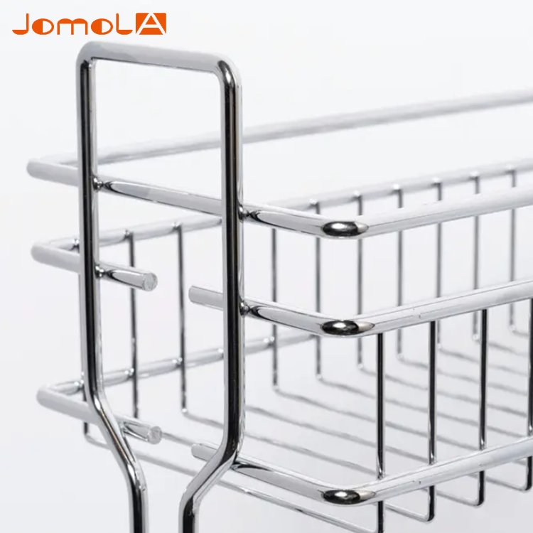 Hot sale factory direct kitchen cabinet narrow style wire side pull out basket