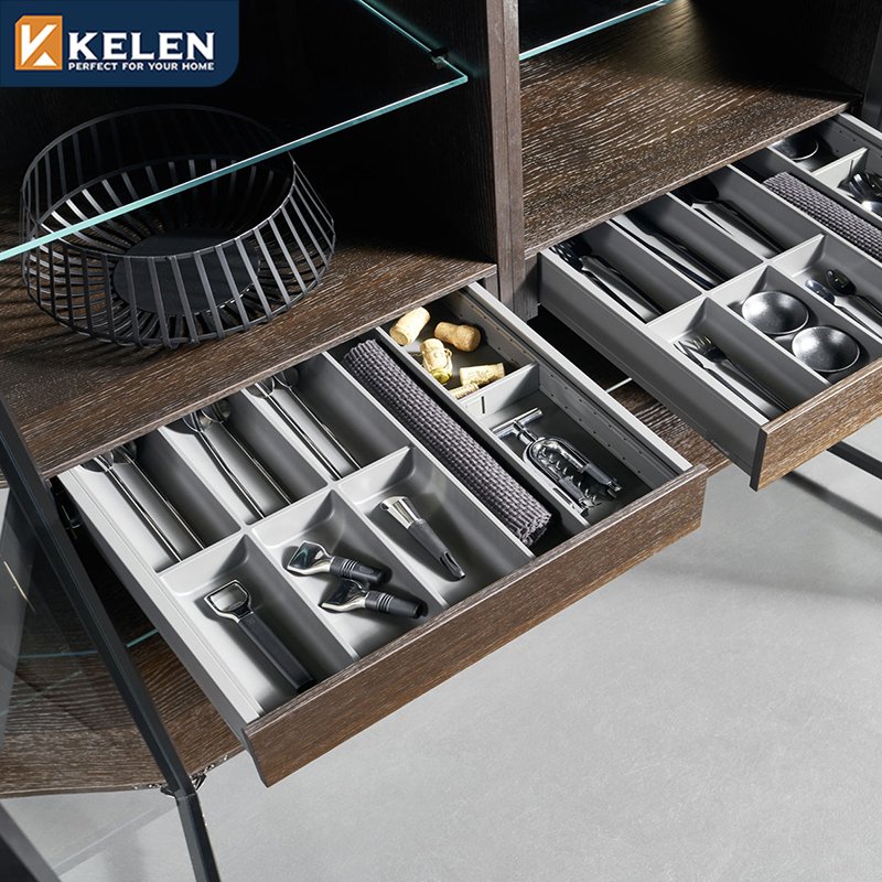 Kelen 2024 Foshan supplier luxury kitchen cabinet modern fitted kitchen cabinet modern modular kitchen cabinets