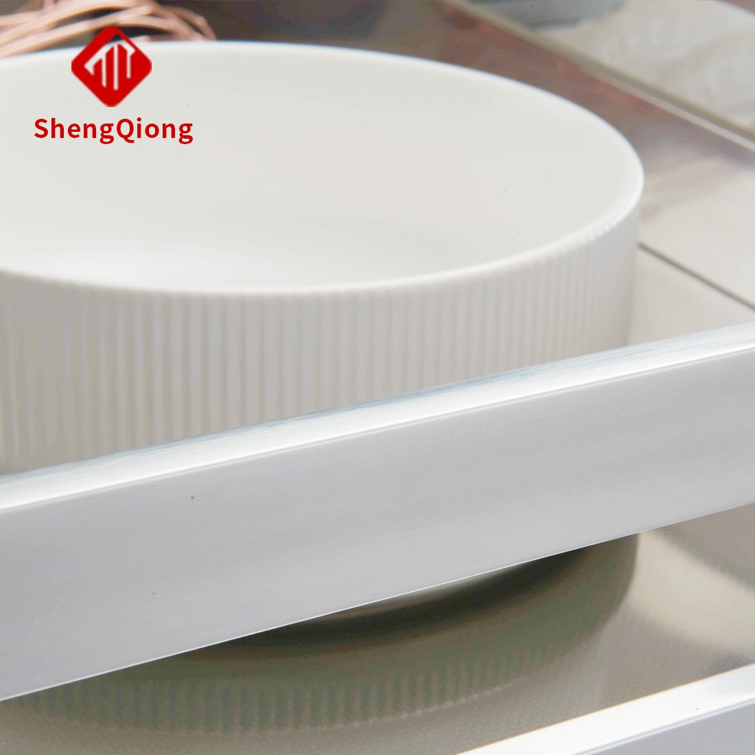 SHENGQIONG Kitchen Accessories Storage Kitchen Pull-out Basket Drawer Sliding Basket Cabinet Organizing Pots and Pans
