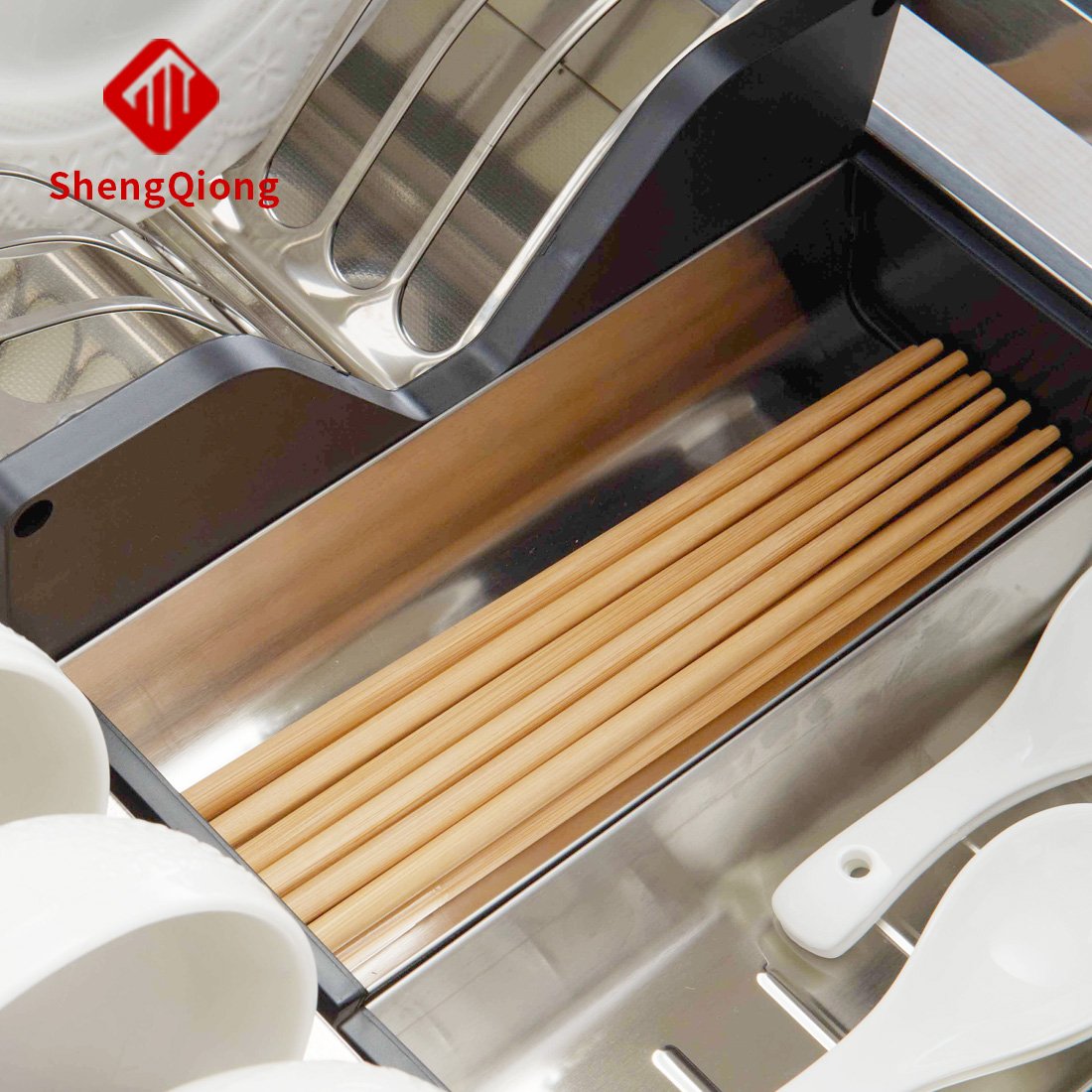 SHENGQIONG Kitchen Accessories Storage Kitchen Pull-out Basket Drawer Sliding Basket Cabinet Organizing Pots and Pans
