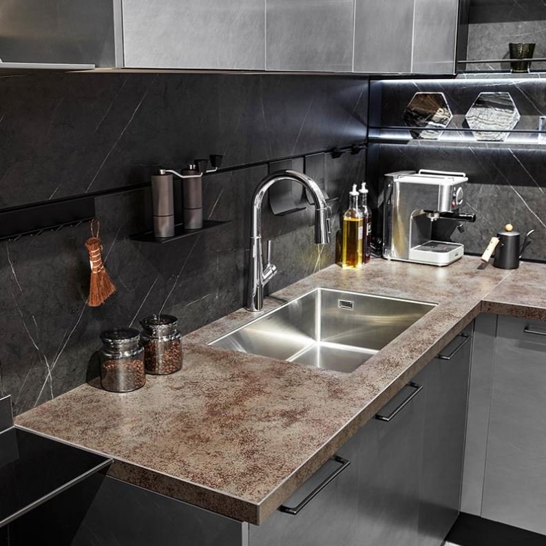 OPPEIN Classic Outdoor Industrial Style Termite Proof Wall Kitchen Cabinet