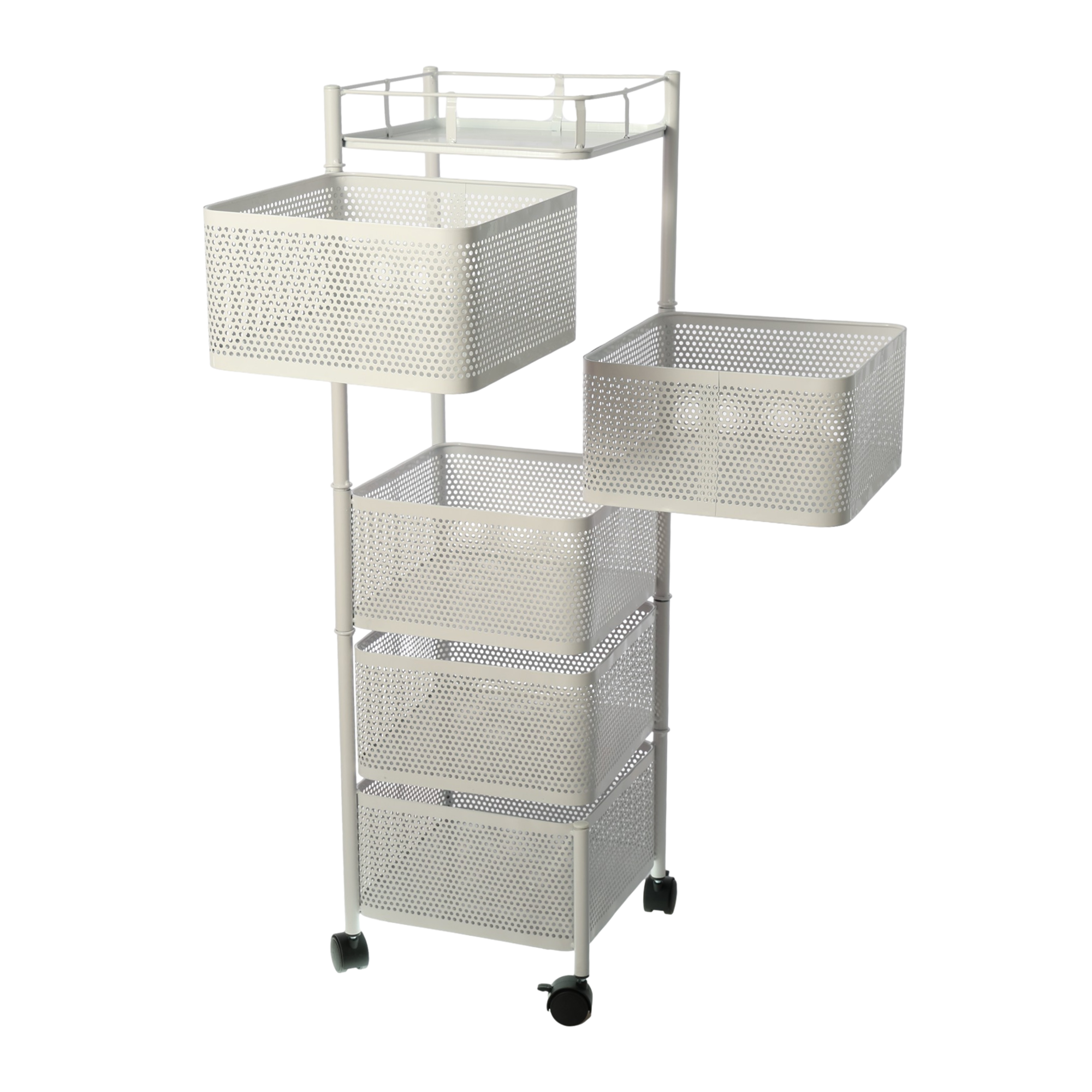 Rotating Shelf 360 Degree Stackable Kitchen accessories Drawer Organizer Storage Baskets