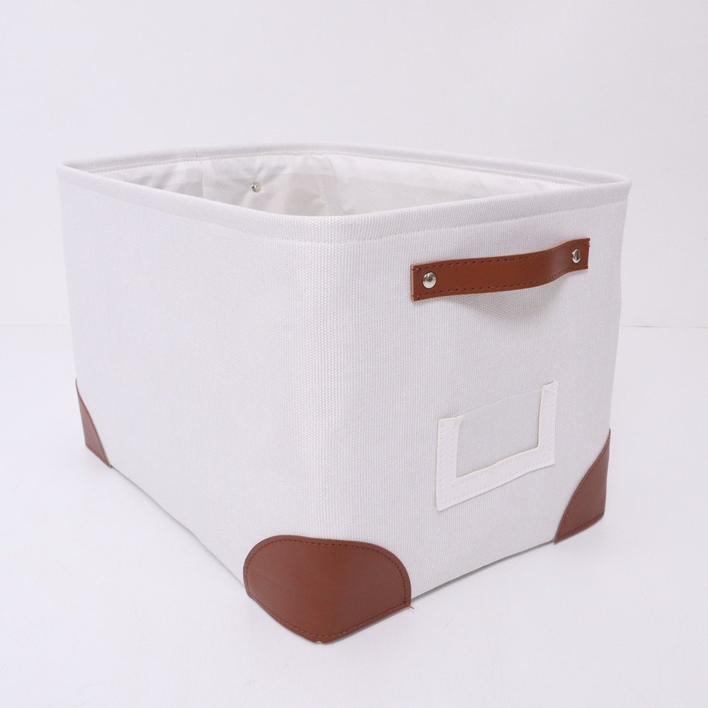 2023 popular Large Canvas Fabric Storage Boxes Baskets Chest of Drawers