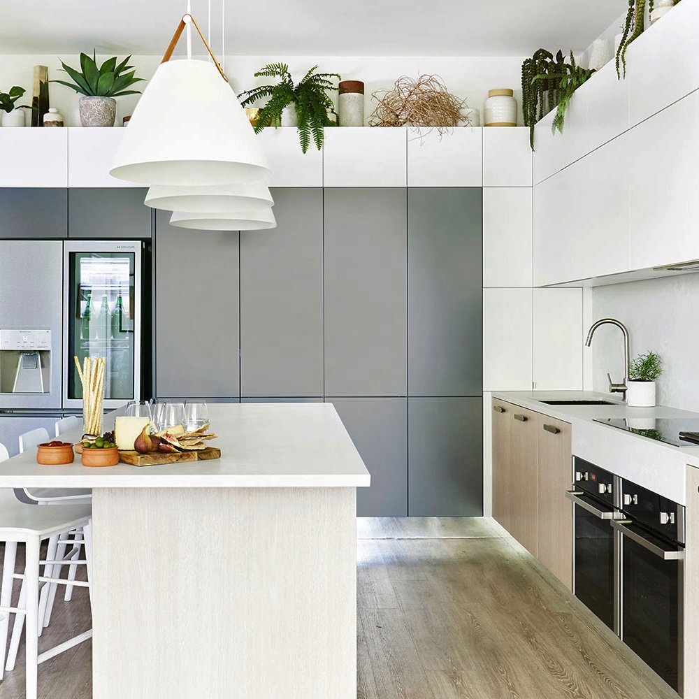 PA new arrivals design modular modern white lacquer kitchen pantry cabinet