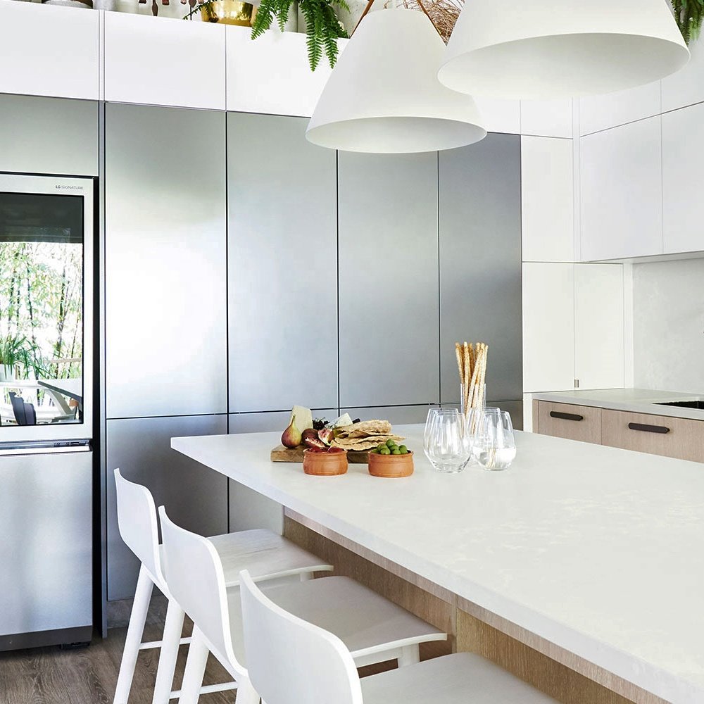PA new arrivals design modular modern white lacquer kitchen pantry cabinet