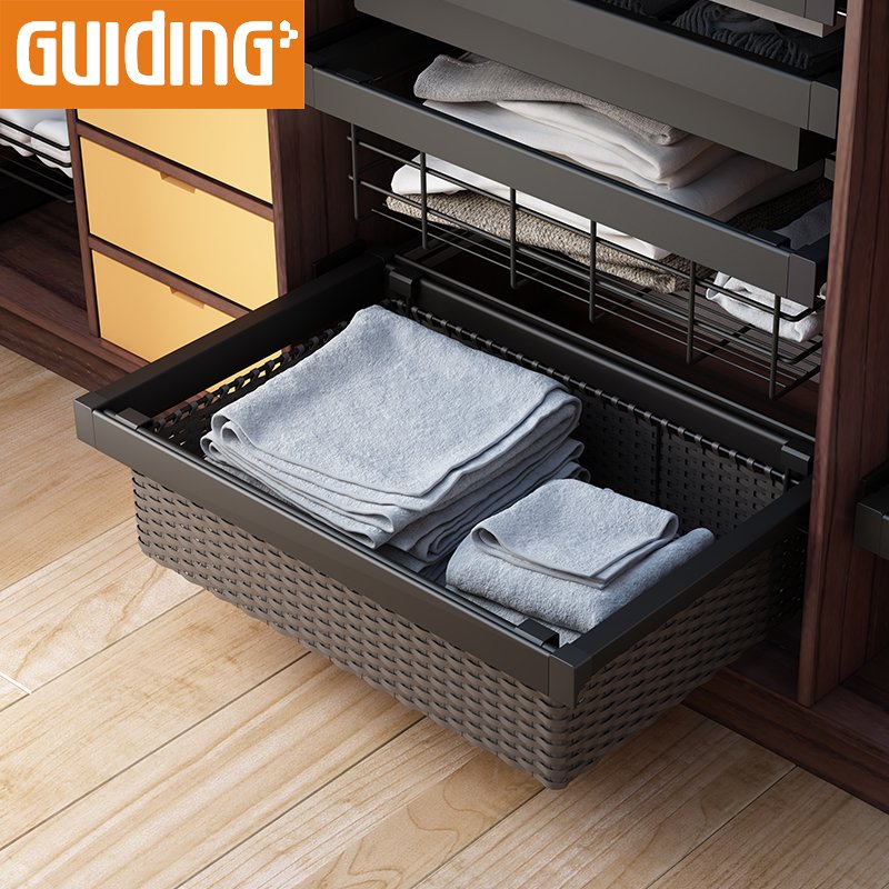 Simply&Elegant easy installed pull out sliding wire baskets