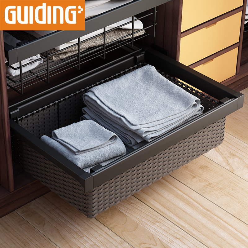Simply&Elegant easy installed pull out sliding wire baskets