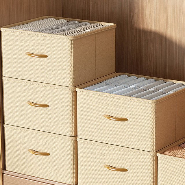 Hot Sale Large Capacity Closet Storage Boxes Washable Foldable Wardrobe Organizer Underwear Pants Clothes Drawer Organizers