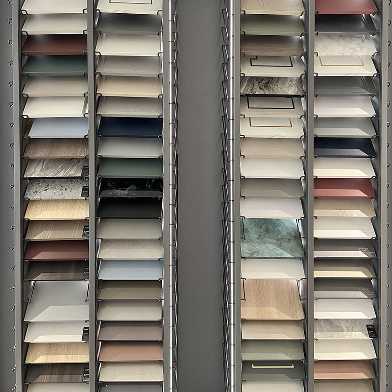 Sample Box for Color Choice Chipboard Particle Board Door Panel For Cabinet Wardrobe