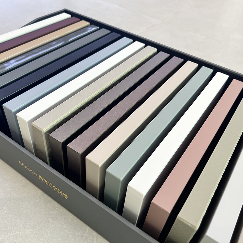Sample Box for Color Choice Chipboard Particle Board Door Panel For Cabinet Wardrobe