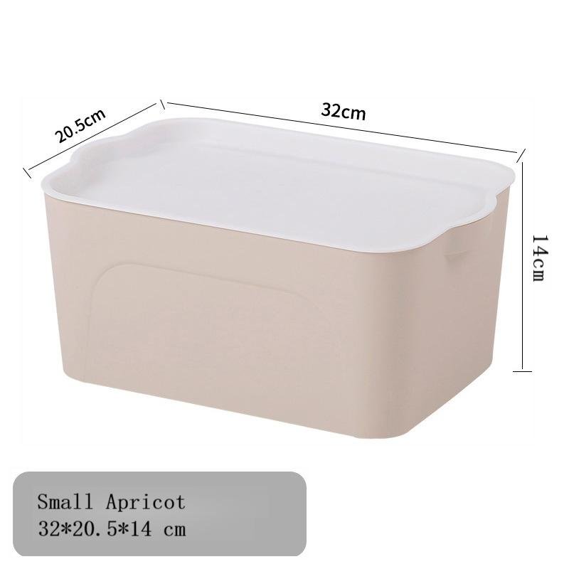 Multifunctional Thickened Sundries Storage Box Large Drawer Organization Covered Plastic Storage Box Clothes Wardrobe Organizer