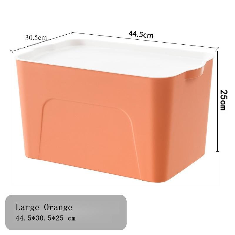 Multifunctional Thickened Sundries Storage Box Large Drawer Organization Covered Plastic Storage Box Clothes Wardrobe Organizer