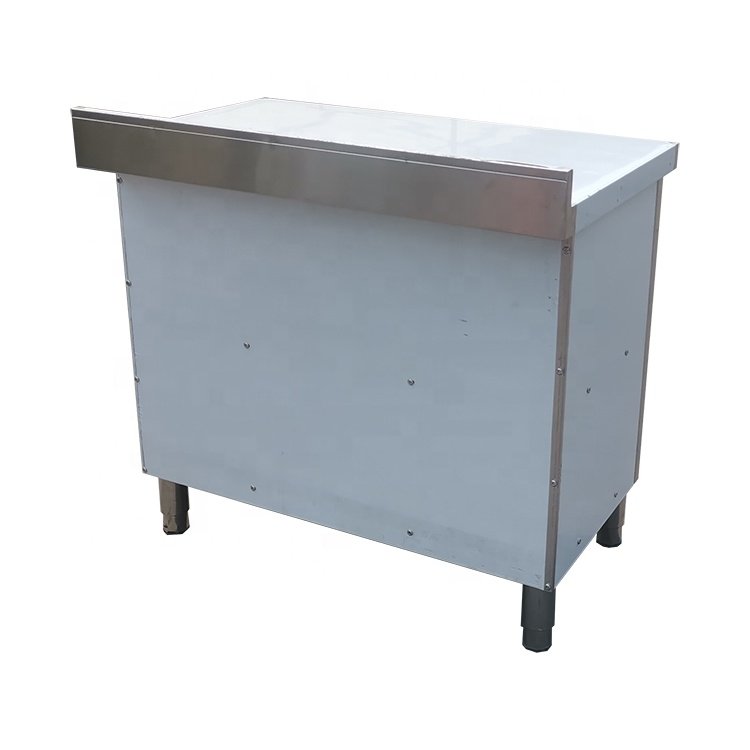 heavy duty commercial equipment 2 tier stainless steel kitchen storage cabinet sliding door cupboard hotel restaurant supplies