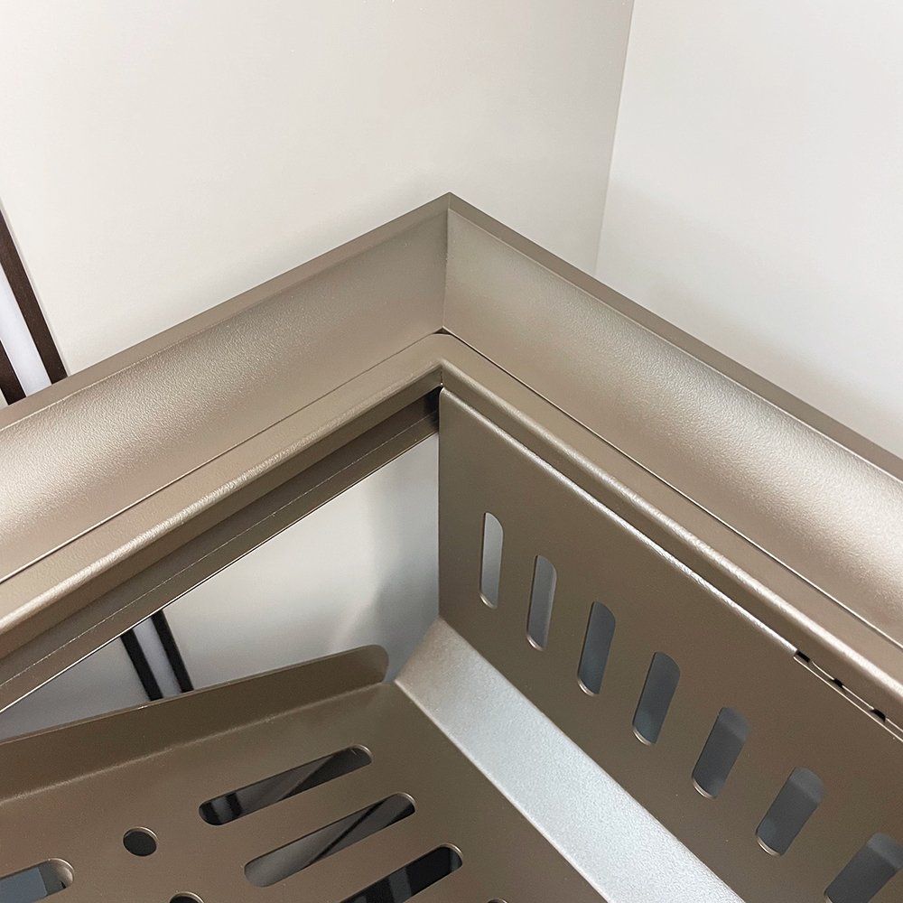 Pull out wardrobe metal shoe rack Electrophoretic Aluminium Frame drawer shoes organizer