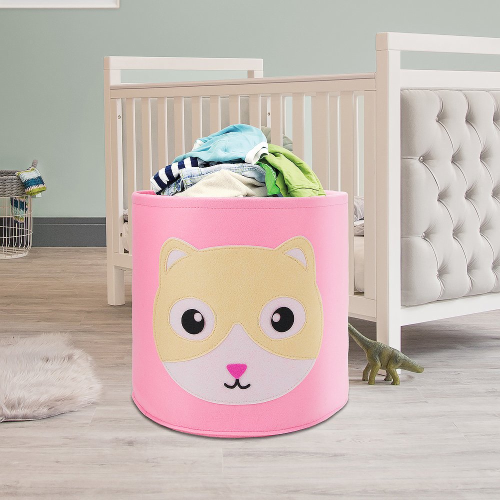 children's toy storage box storage box with folding feature for toy storage