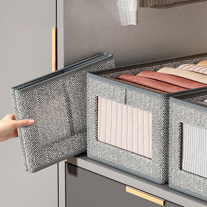 Hot sale drawer type multi-functional house hold student dormitory tidying wardrobe compartment storage box