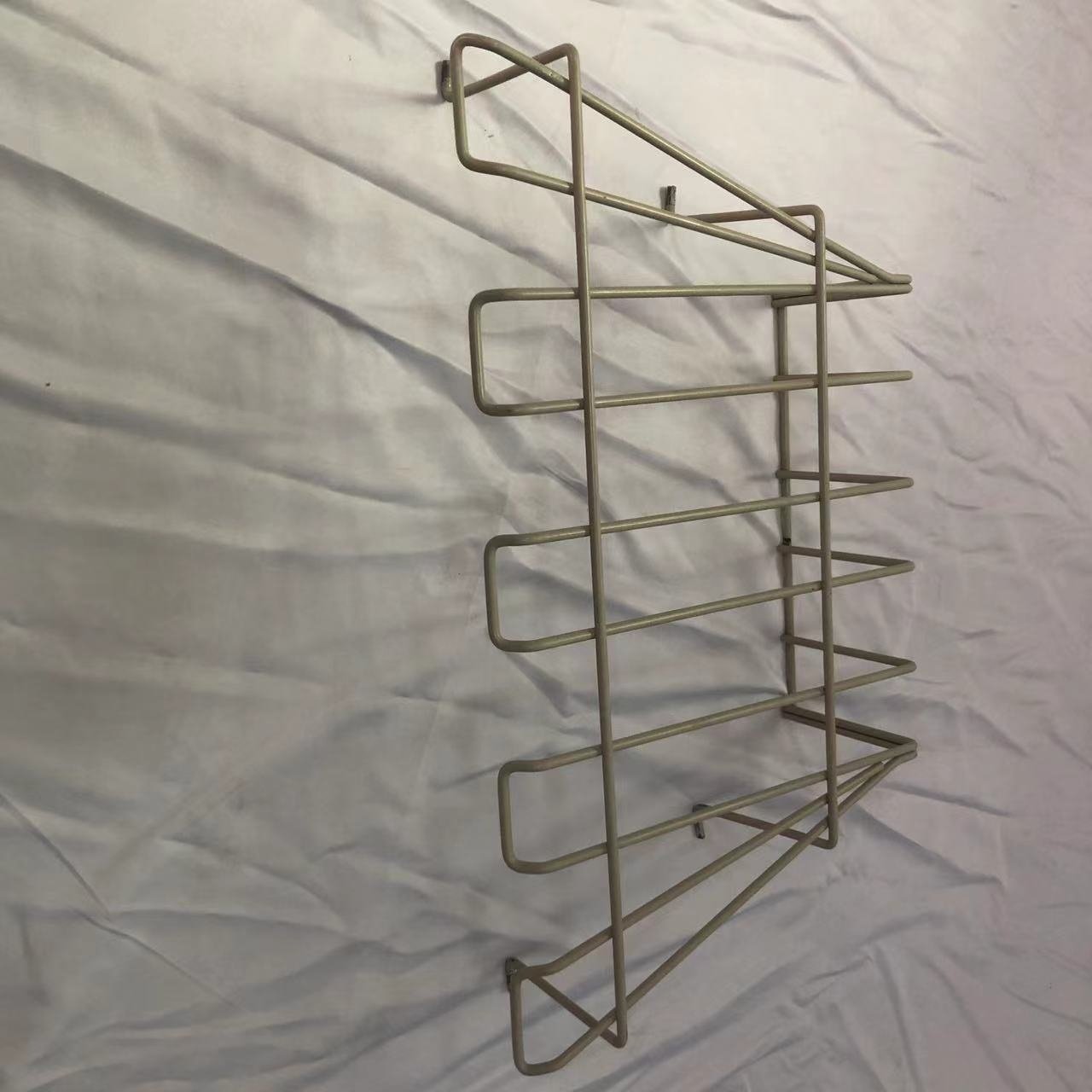 Table metal drawer basket on sale 5mm thick iron net Trapezoidal drawers bucket for student table desk