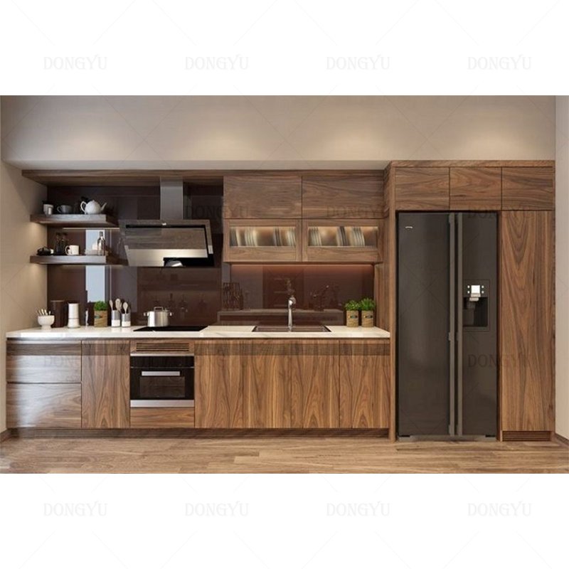 Storage Aluminum Solid Wood Plywood Drawer Pull Out Baskets Double Top Cabinet Condiment Basket Steel Kitchen Cabinet