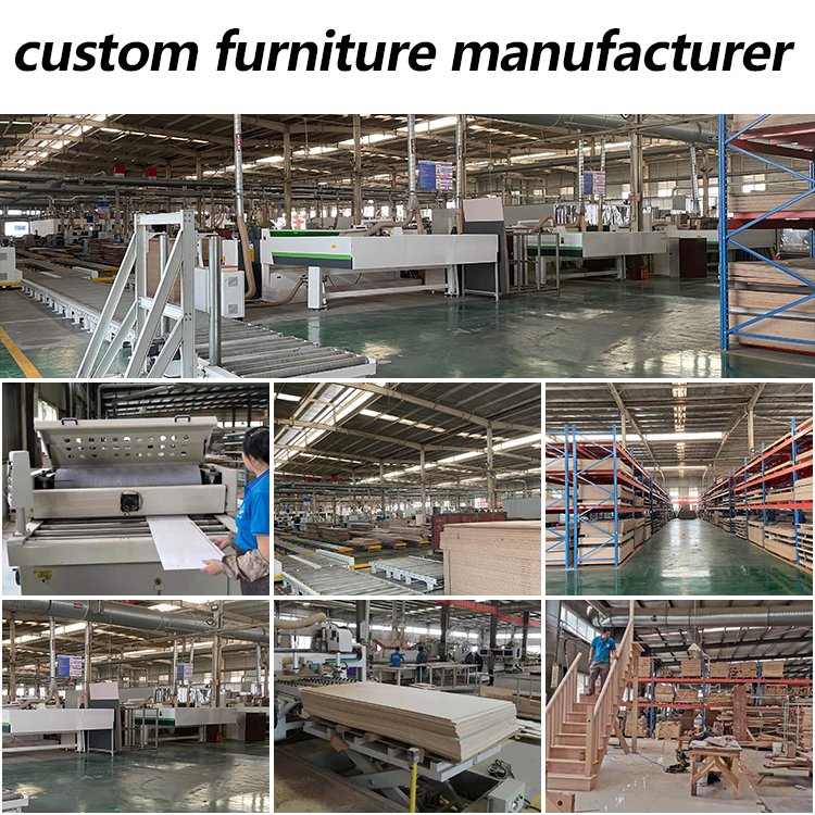 Custom furniture manufacturer black full kitchen cabinet modern modular plywood wood cupboard complete sets ready to assemble
