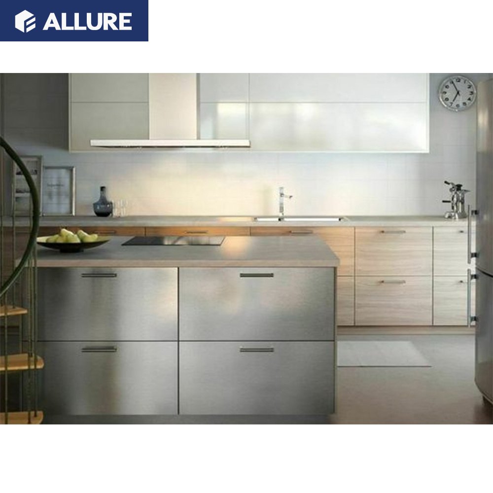 Allure Household Hadnale Pantry Kitchen Cabinet Accessories Stainless Steel