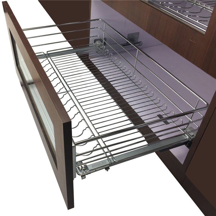 Broadjoy Three Side Kitchen Cabinet Organizer Storage Kitchen Drawer Kitchen Cabinets Accessories Pull Out Basket Modern