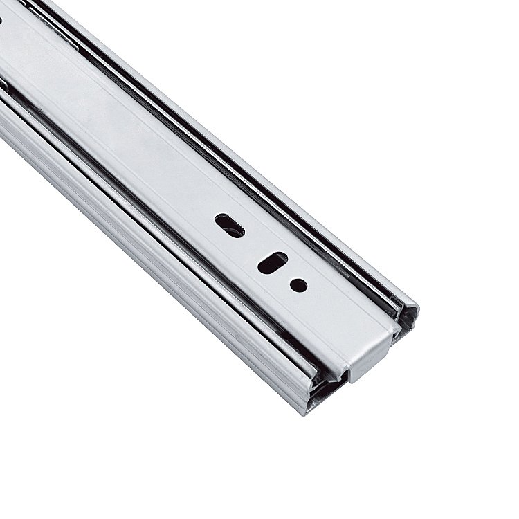 Hot Selling 22 Inch Rail Three Fold Tool Box 45Mm Basket Runner Drawer Slide Heavy Duty