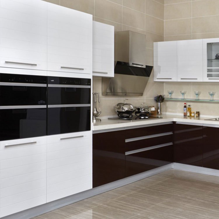 Best quality kitchen corner base unit with modern lacquer frameless design kitchen storage cabinets