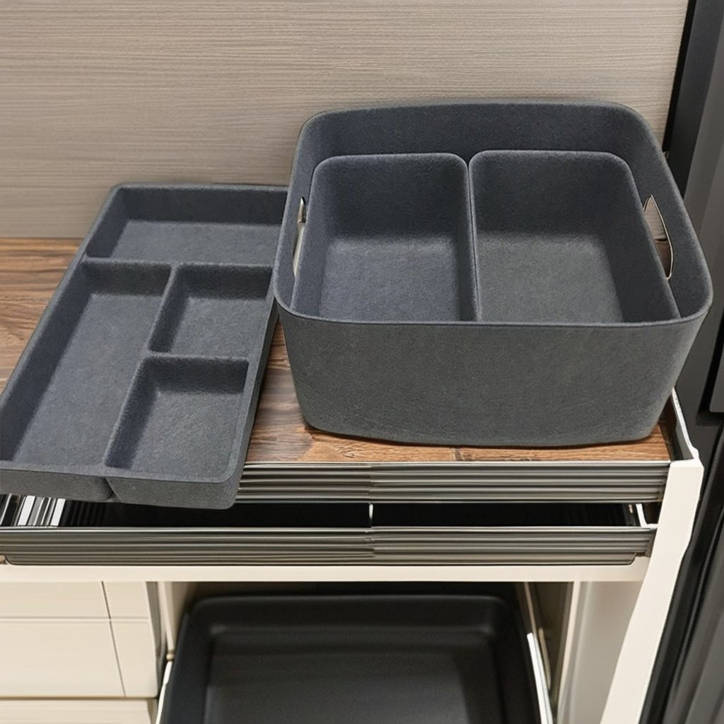 Desktop Felt Storage Box/Drawer for Home Kitchen Storage Organization Home Storage & Organization Product