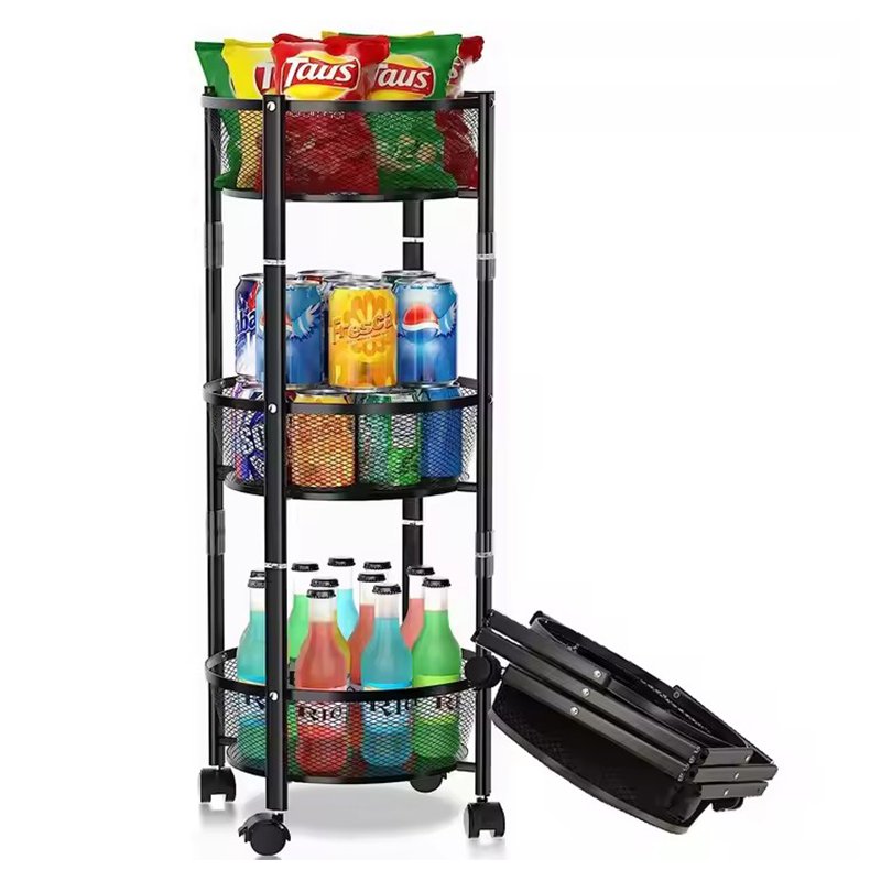 Free Install Fold Supermarket Cardboard Fruits And Vegetable And Fruit Display Rack Cold Storage Warehouse