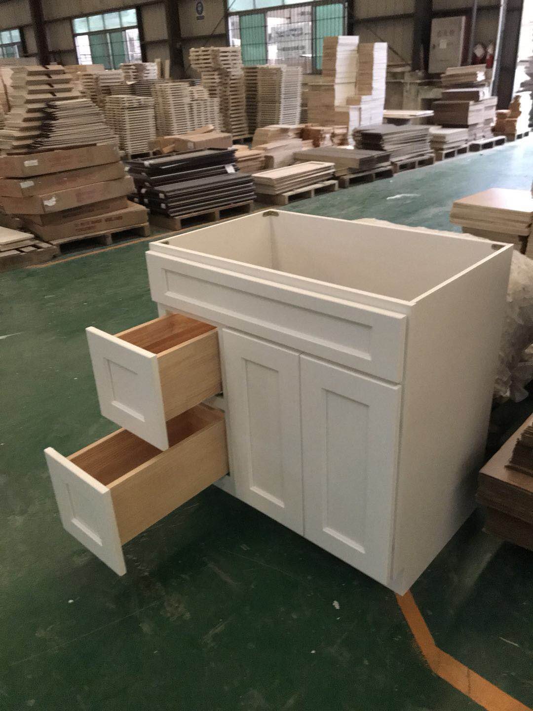 Cheap American Standard Kitchen Cabinets Solid Wood Cabinet Made In China