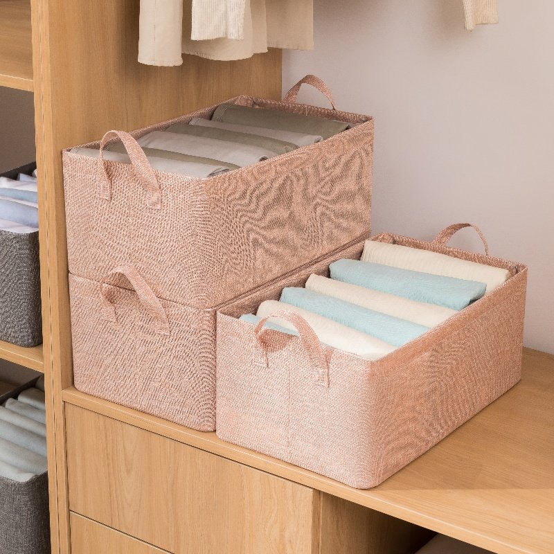 Organizers for Drawers Foldable Closet Drawer Organizer Portable Wardrobe Clothes Organizer storage baskets