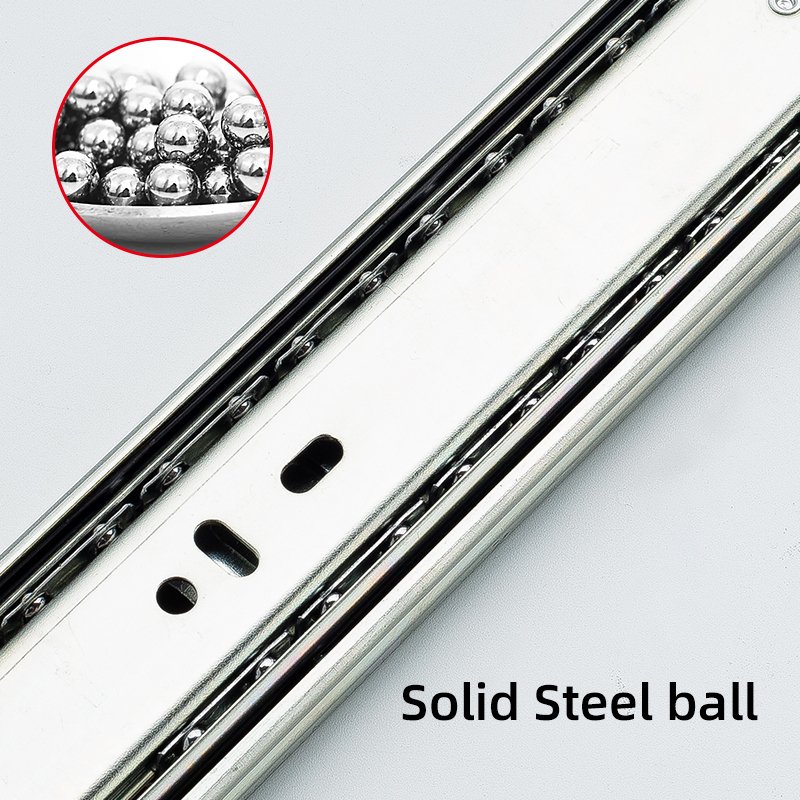 Sliding Wire Baskets Drawer Slide Rail full extension heavy telescopic iron drawer rails Kitchen Cabinet drawer slides
