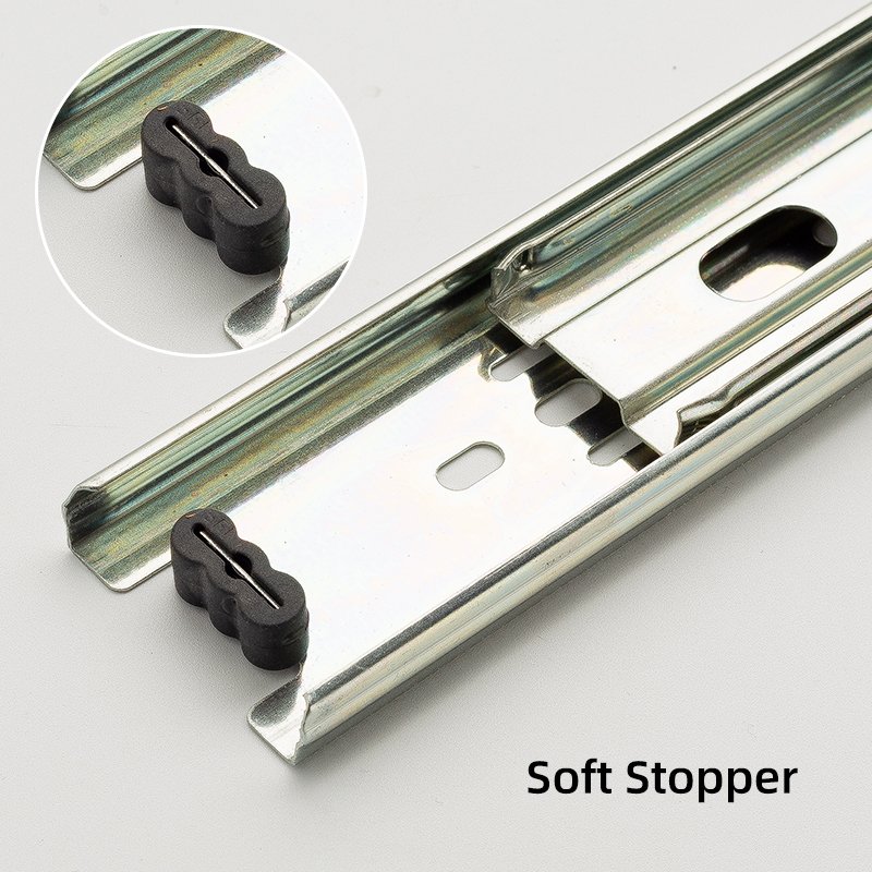 Sliding Wire Baskets Drawer Slide Rail full extension heavy telescopic iron drawer rails Kitchen Cabinet drawer slides