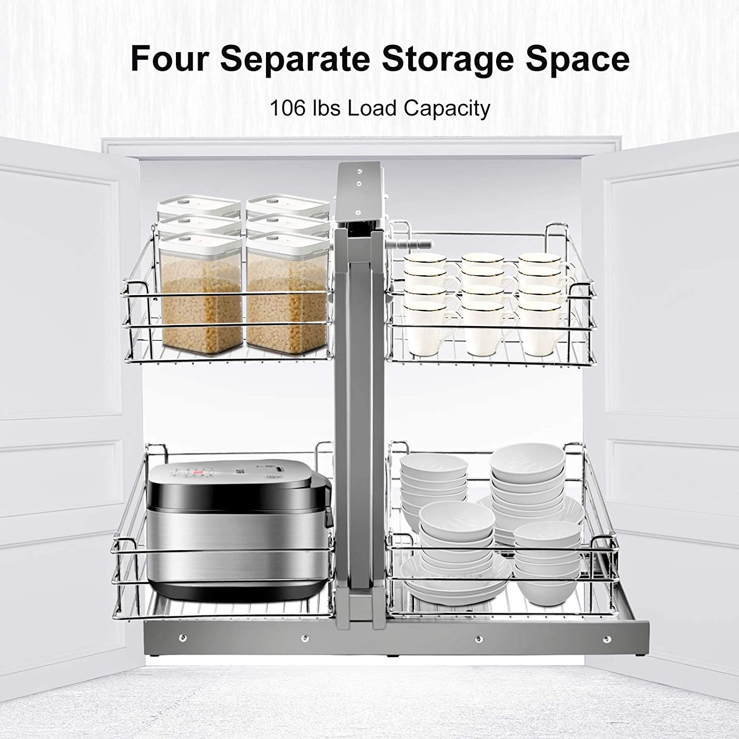 Multifunctional cabinet kitchen drawer basket