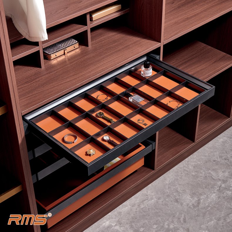 RMS Multi-Function Wardrobe Classification Soft Close Drawer Storage Sorting Box