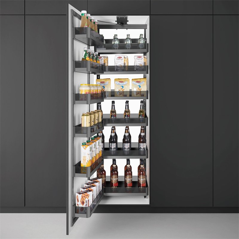Smart Intelligent Elevator Linkage Snack Cabinet Organization Storage Kitchen Cabinet Pantry Drawer Tall Pull Out Basket