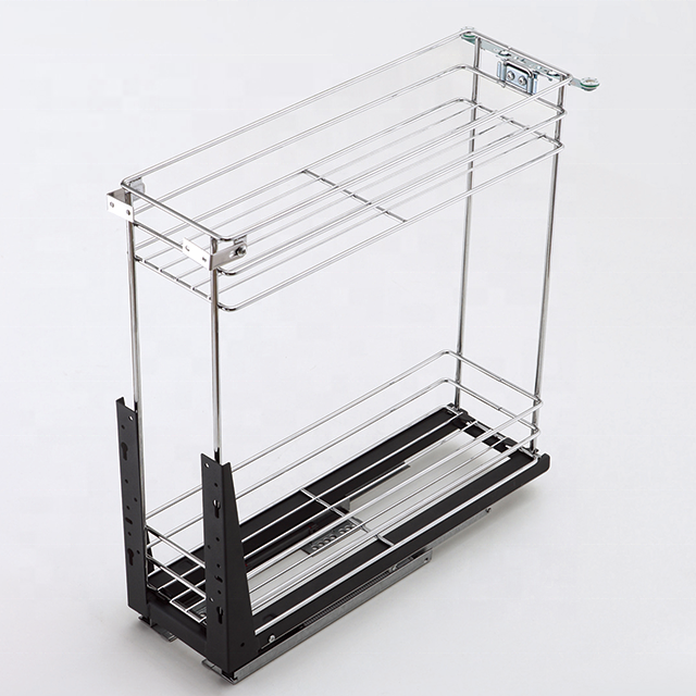 500 Mm Modern Undermount Pull-out Basket Kitchen Cabinet Organizer Kitchen Storage Drawer Organizers Kitchen Shelves in Cabinets