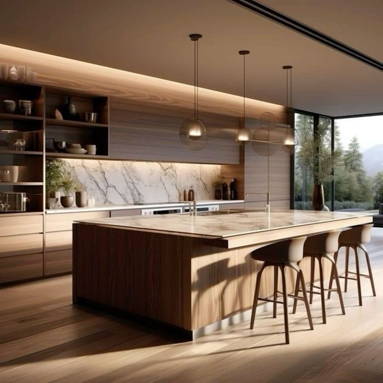 Solid Wood Kitchen Design Cabinets Set Furniture Custom High Quality Kitchen Cabinets Modern Modular Solid Wood Kitchen Cabinets