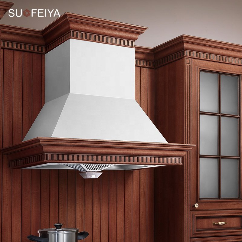 Suofeiya Unique Royal Modular Kitchen Furniture Red Gloss Solid Wood PVC Kitchen Units Cabinet Sets