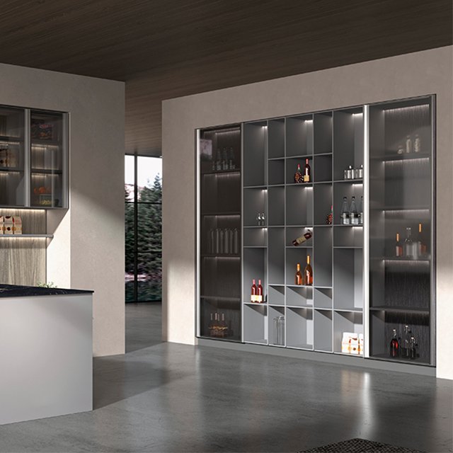 Modern simple Style white color Kitchen Cabinet Stainless Steel MDF PVC Door Panel Wood Design Complete kitchen Furniture
