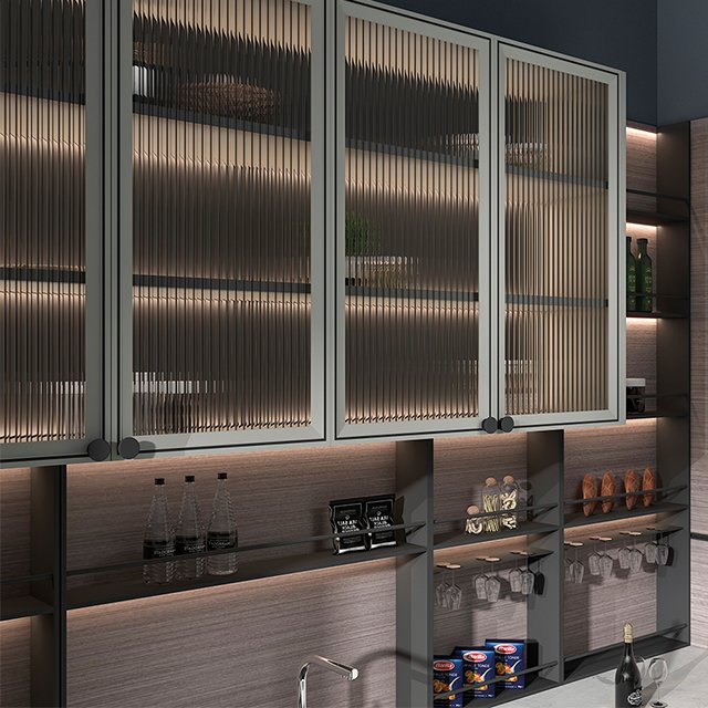 Modern simple Style white color Kitchen Cabinet Stainless Steel MDF PVC Door Panel Wood Design Complete kitchen Furniture