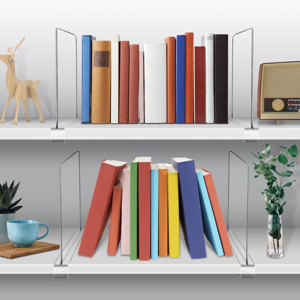 Clothes Dividers for Closets Clear Closet Dividers for Shelves Plastic Shelve Divider for Clothes