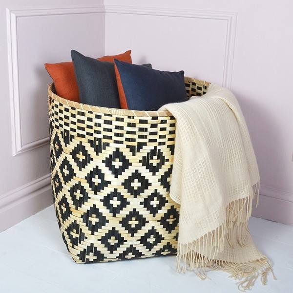 Hot sale bamboo basket vietnam no minimum quantity storage basket cheap wholesale