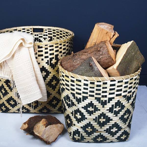 Hot sale bamboo basket vietnam no minimum quantity storage basket cheap wholesale