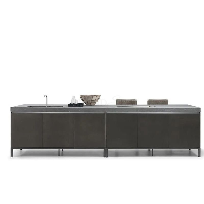 Luxury Modern Outdoor Kitchen Set 304 Stainless Steel BBQ Garden Outdoor Kitchen Cabinet