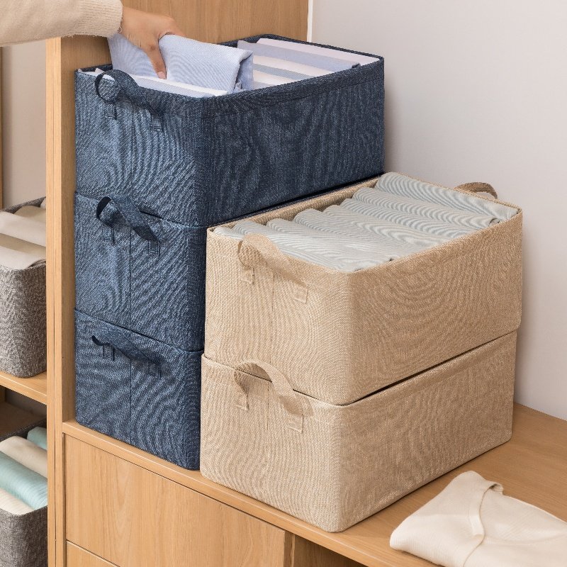 Closet Drawer Organizer With Handles Underwear Drawer Organizer And Closet storage baskets foldable storage boxes