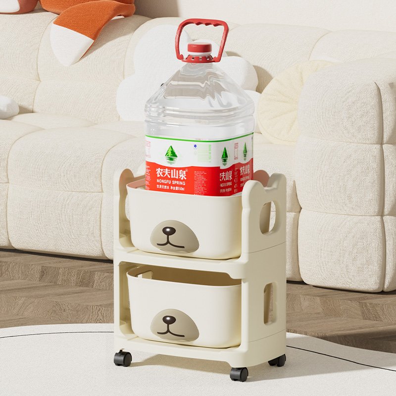 Trolley Pantry Organizer Baskets With Wheels Handle Bins Drawers Carts Plastic Box Sundry Container Carts For Dorm
