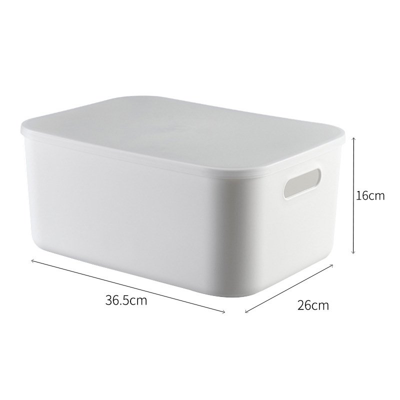 Plastic Storage Basket plastic storage bins for use in kitchen, pantry, living room, and more