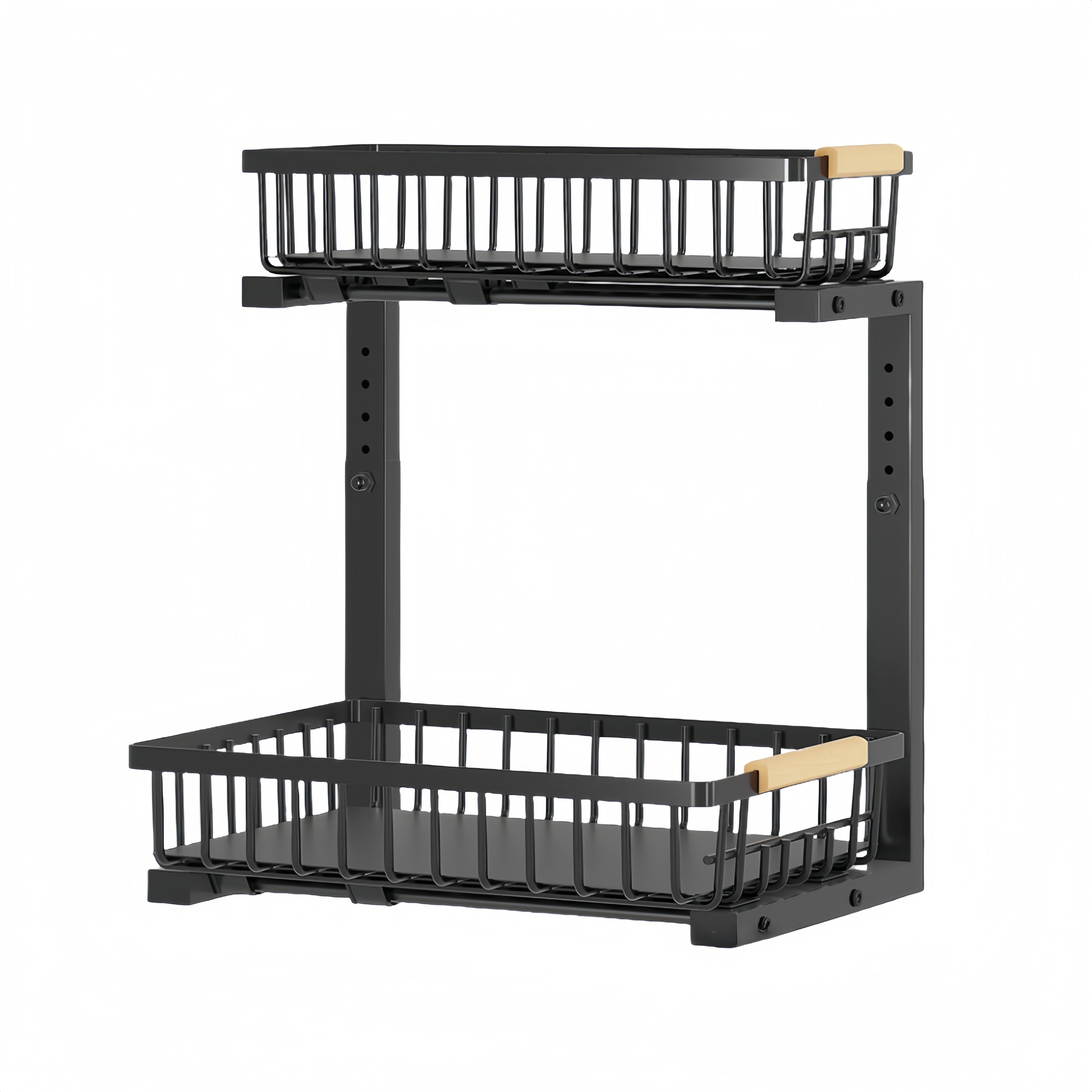 Kitchen Cabinet Under Sink Storage Rack Pull-out Drawer Basket Organizer