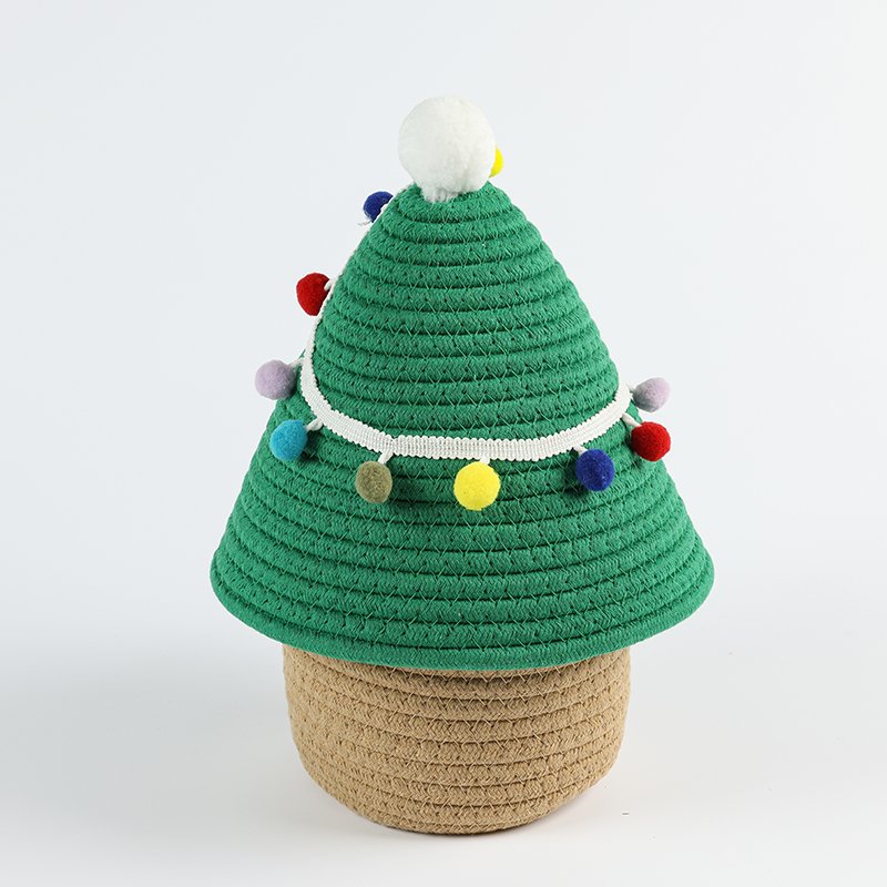 MU Supplies Premium Cute Cartoon Desktop Storage Organizer Household Cotton Rope Little Monster Storage Basket for Table Desk